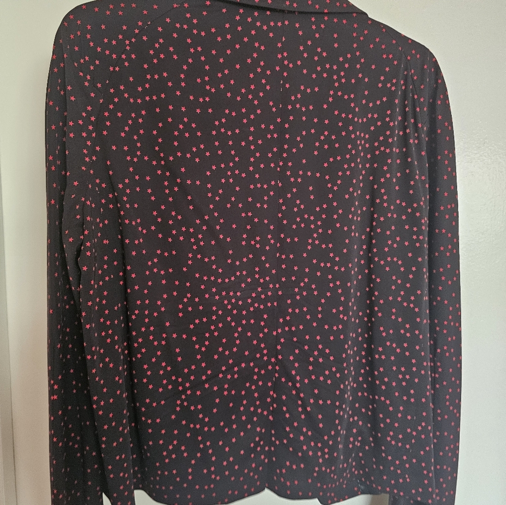 Dries Van Noten LN Runway Black Star Jacket Coat Blazer Sz 42 - Picture 5 of 9